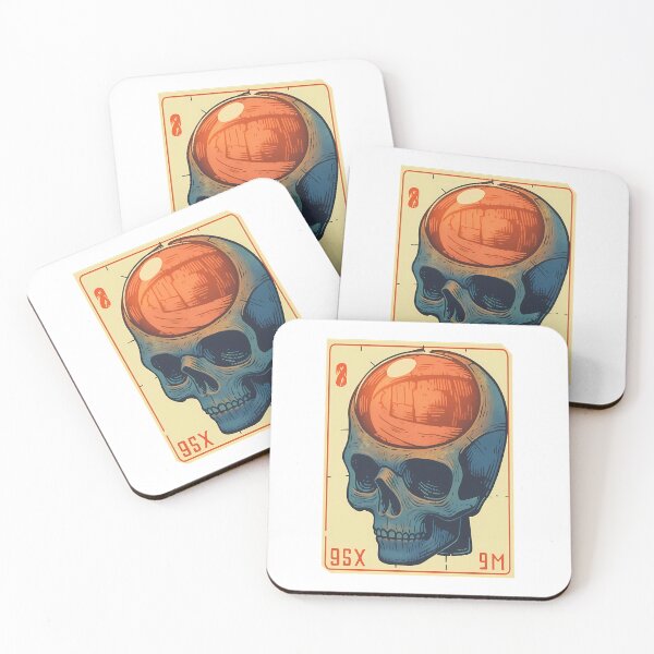 Item preview, Soviet Space Program- Alien Skull Stamp 4 designed and sold by octoboobs.