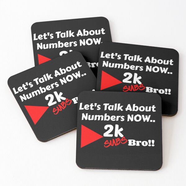 Item preview, FUNNY Let's Talk About Numbers Now..2k Subs BRO!!!  designed and sold by TheLegatoSTUDIO.