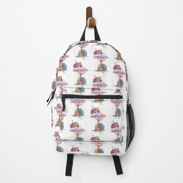 Item preview, Penguin couple in their dream tree home and castle on a cloud. designed and sold by PenguinGirl-Art.