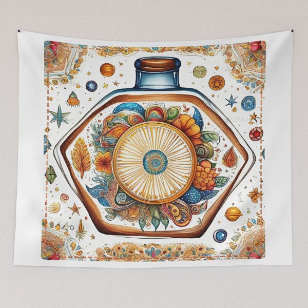 Item preview, A magic bottle that is full of imagination and can make your wishes come true. designed and sold by Natcharee.