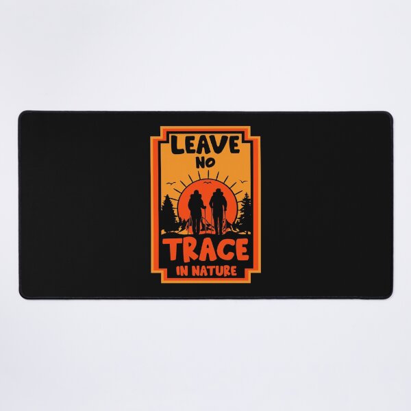 Aperçu de l'œuvre Affiche Leave No Trace - Wilderness Bushcraft - Alaskasan Nature- Parcs nationaux - Love Nature créée et vendue par happygiftideas.