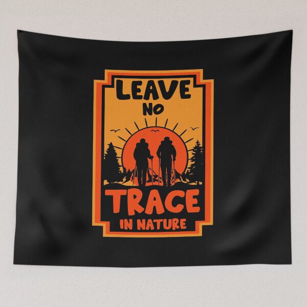 Item preview, Leave No Trace Poster - Wilderness Bushcraft - Alasksan Nature- National Parks - Love Nature designed and sold by happygiftideas.