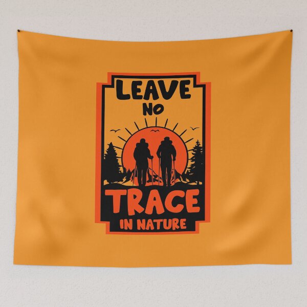Item preview,  Leave No Trace Poster - Wilderness Bushcraft - Alasksan Nature- National Parks - Love Nature designed and sold by happygiftideas.