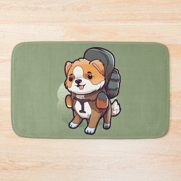 Item preview, Puppy Dog with backpack designed and sold by TheTrendsDesk.