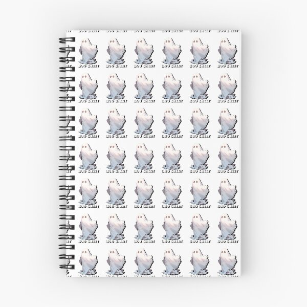 Item preview, Copy of Boo Sheet Diagonal White Ghost Sheet Halloween Shirt and Laptop Sticker Design by Zeesdesign on Redbubble designed and sold by ZEESDESIGN.