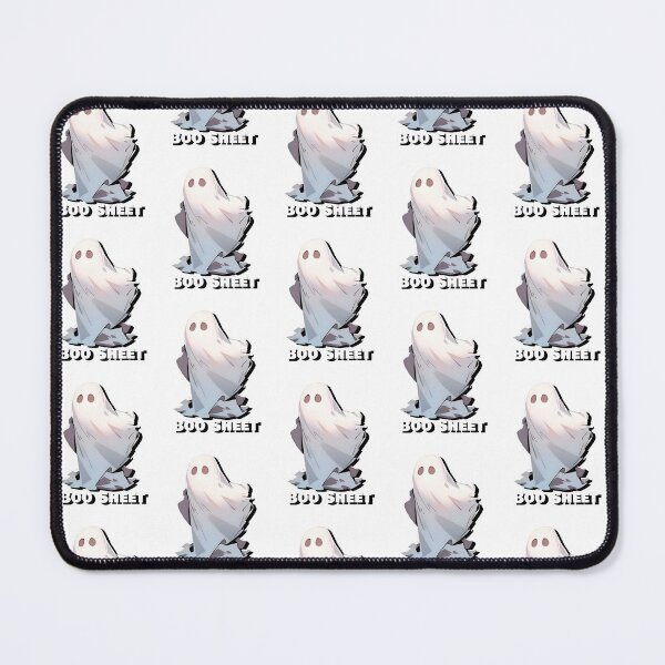 Item preview, Copy of Boo Sheet Diagonal White Ghost Sheet Halloween Shirt and Laptop Sticker Design by Zeesdesign on Redbubble designed and sold by ZEESDESIGN.