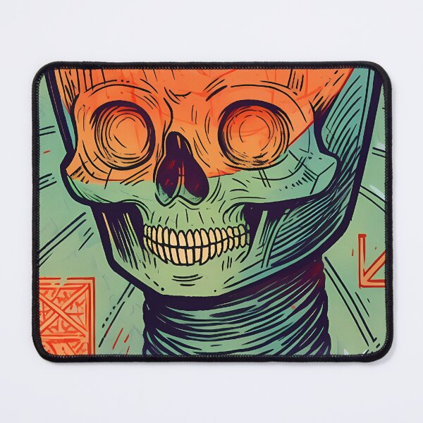 Item preview, Soviet Space Program- Alien Skull Stamp 6 designed and sold by octoboobs.