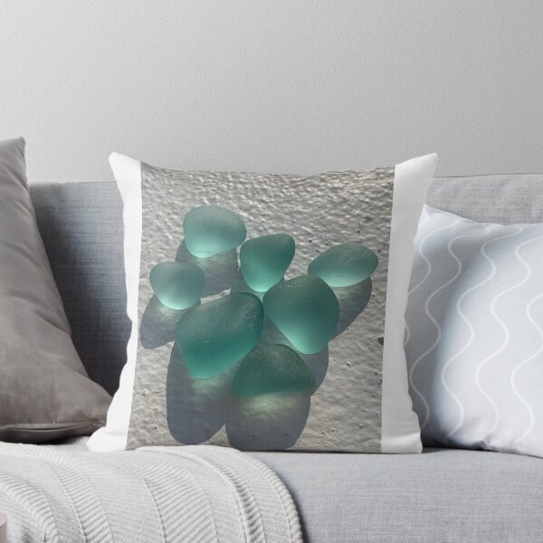 Item preview, Aqua blue seaglass jellybeans designed and sold by Jums-Med.