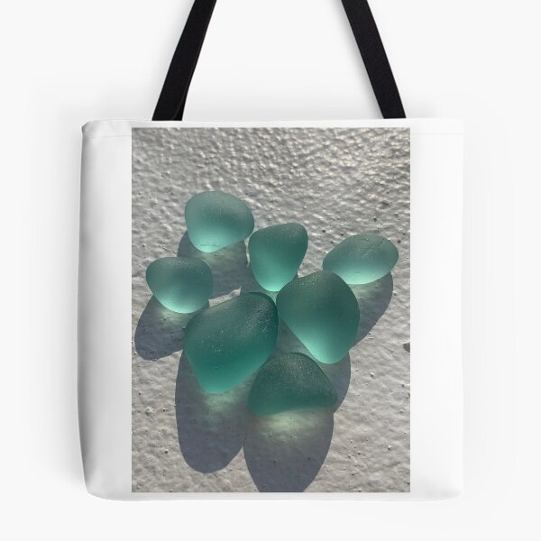 Item preview, Aqua blue seaglass jellybeans designed and sold by Jums-Med.