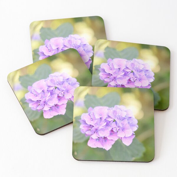 Item preview, A soft Hydrangea with golden background designed and sold by JessicaKeegan.