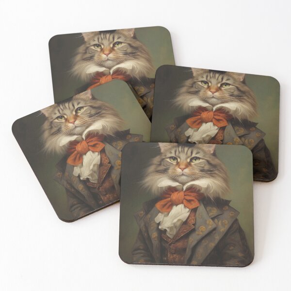 Item preview, Baroque Painting of a Cat  designed and sold by VisionDuke.