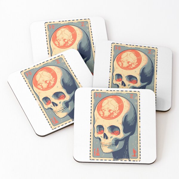 Item preview, Soviet Space Program- Alien Skull Stamp 1 designed and sold by octoboobs.