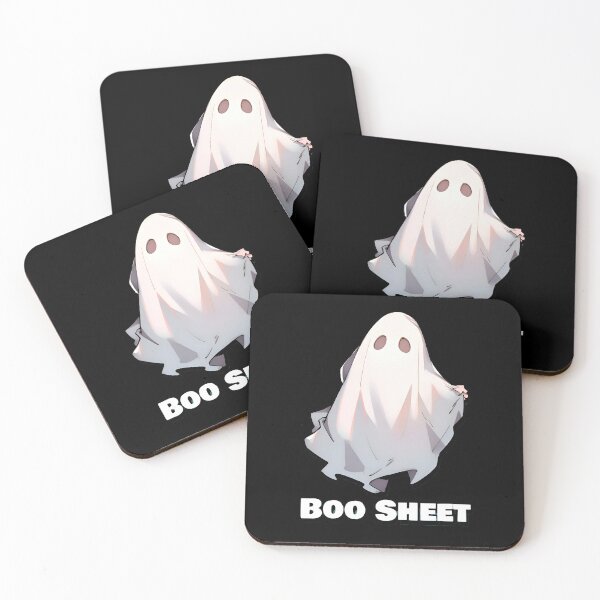Item preview, Boo Sheet Reaching White Ghost Sheet Halloween Shirt and Laptop Sticker Design by Zeesdesign on Redbubble designed and sold by ZEESDESIGN.