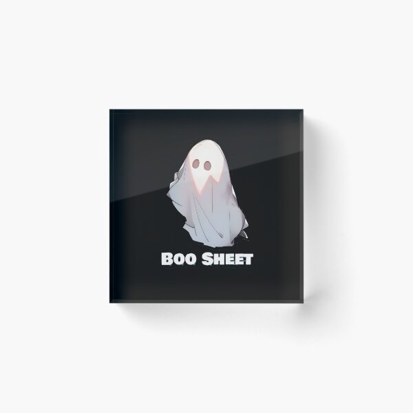 Item preview, Boo Sheet Reaching White Ghost Sheet Halloween Shirt and Laptop Sticker Design by Zeesdesign on Redbubble designed and sold by ZEESDESIGN.