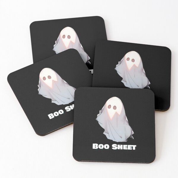 Item preview, Boo Sheet Reaching White Ghost Sheet Halloween Shirt and Laptop Sticker Design by Zeesdesign on Redbubble designed and sold by ZEESDESIGN.