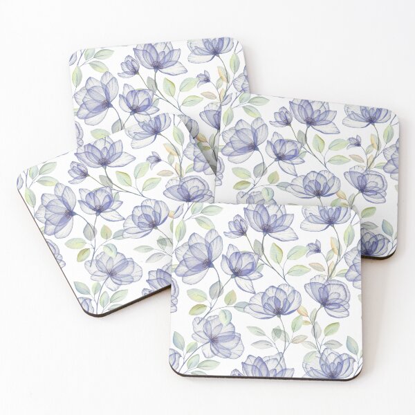 Item preview, Transparent purple watercolor roses. Translucent spring flowers. Romantic elegant bouquets designed and sold by likapix.