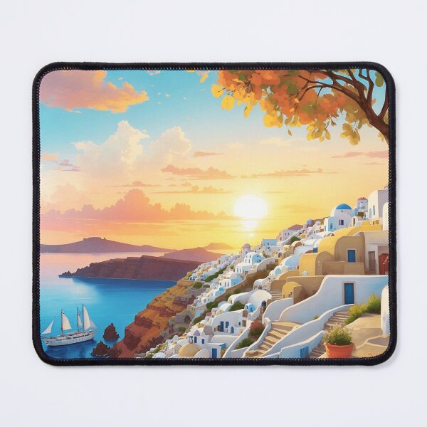 Item preview, Santorini Magic Hour designed and sold by canvasriddle.