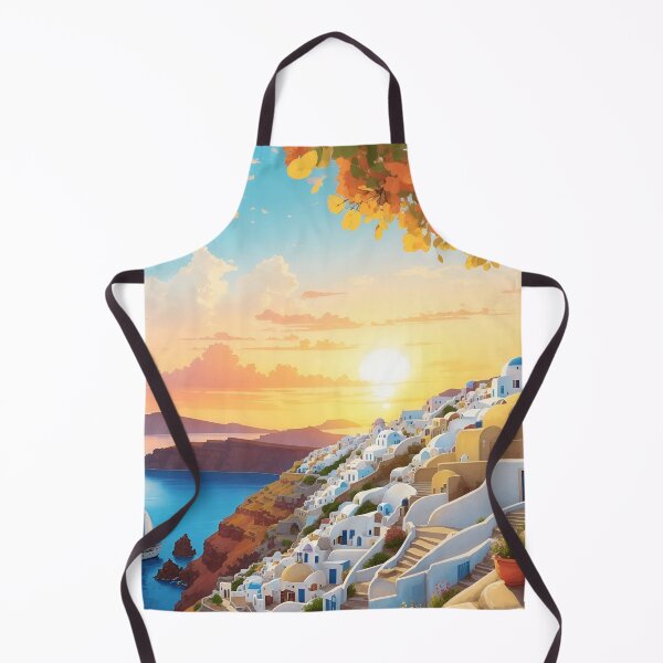 Item preview, Santorini Magic Hour designed and sold by canvasriddle.