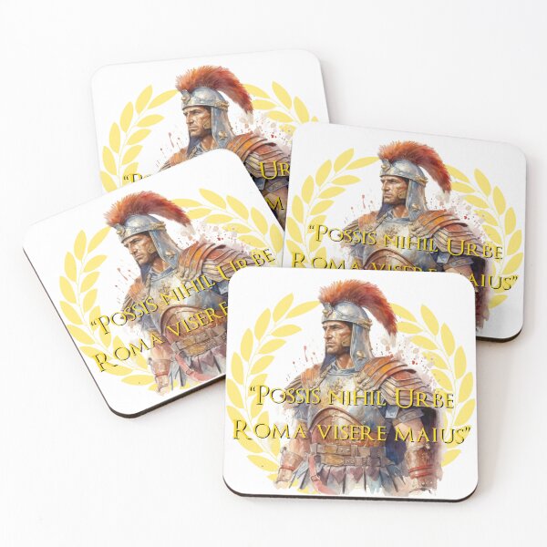 Item preview, Roman Legionary Ode to Rome Quote designed and sold by AgeOfHeroes.