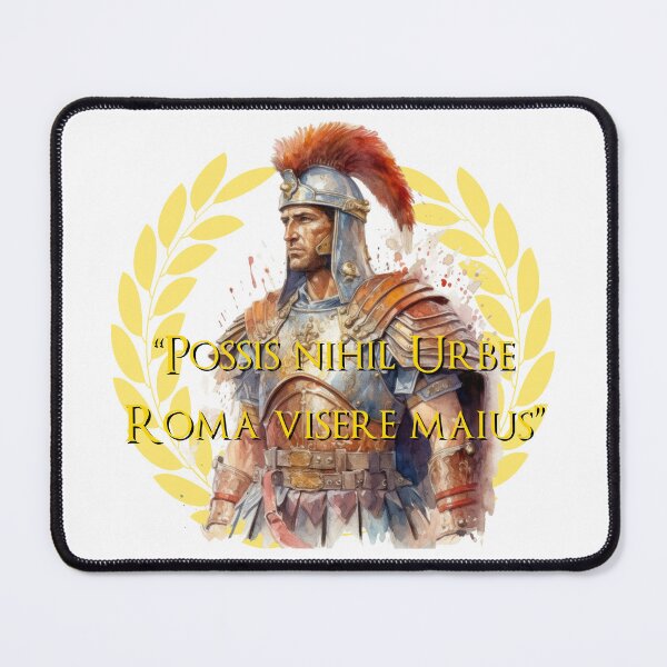 Item preview, Roman Legionary Ode to Rome Quote designed and sold by AgeOfHeroes.