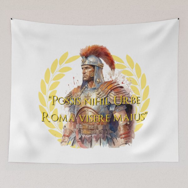 Item preview, Roman Legionary Ode to Rome Quote designed and sold by AgeOfHeroes.