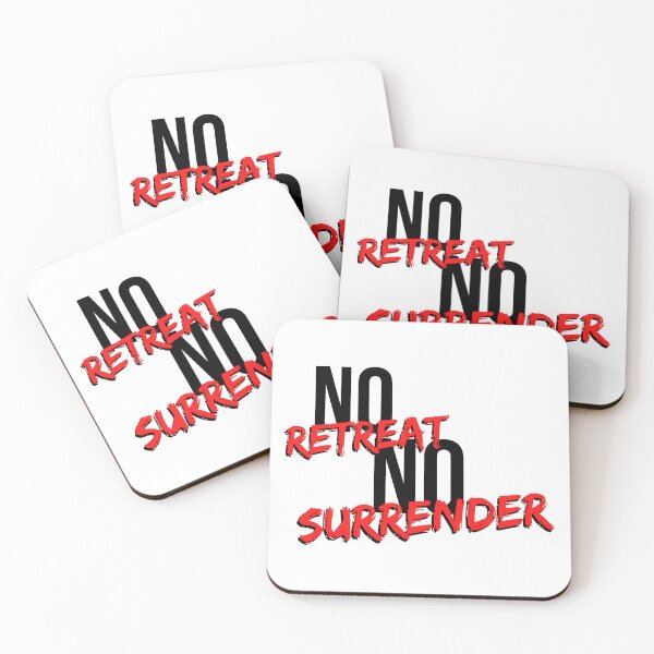 Item preview, No Retreat No Surrender - Motivational Mindset designed and sold by CWolff.