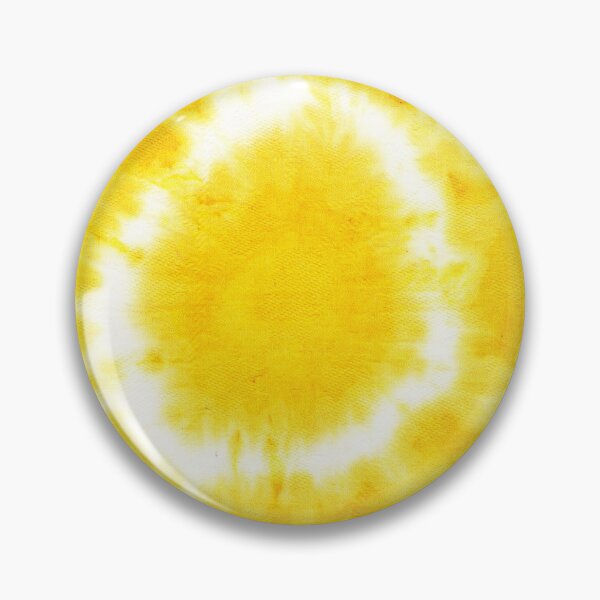 Item preview, yellow white abstract shibori pattern on fabric designed and sold by colorfulglee.