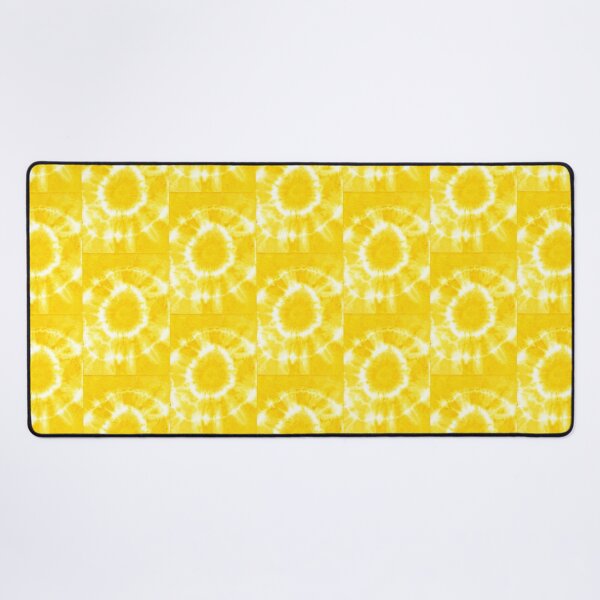 Item preview, yellow white abstract shibori pattern on fabric designed and sold by colorfulglee.