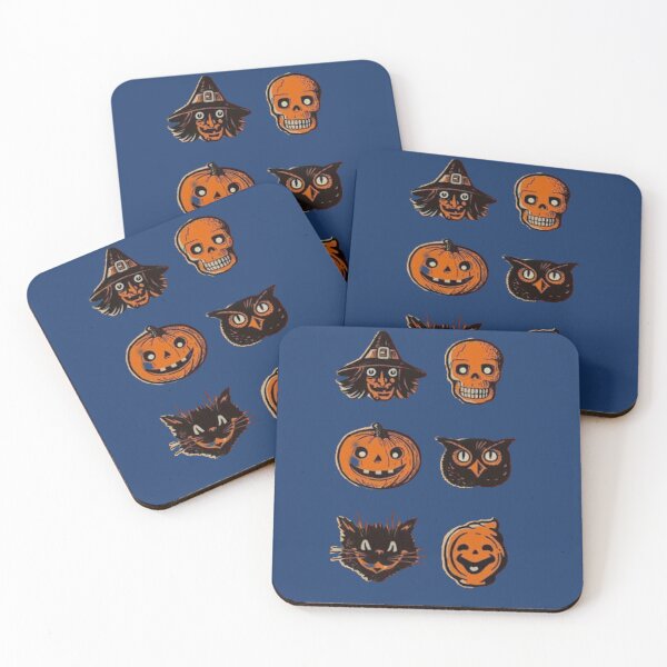 Item preview, Vintage Spooky Halloween Heads designed and sold by DukeGroovy.