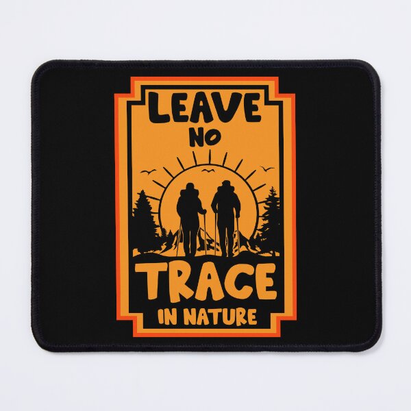 Item preview, Leave No Trace Poster - Wilderness Bushcraft - Alasksan Nature- National Parks - Love Nature designed and sold by happygiftideas.