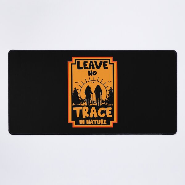 Aperçu de l'œuvre Affiche Leave No Trace - Wilderness Bushcraft - Alaskasan Nature- Parcs nationaux - Love Nature créée et vendue par happygiftideas.