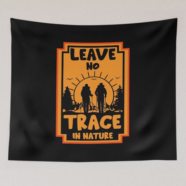 Item preview, Leave No Trace Poster - Wilderness Bushcraft - Alasksan Nature- National Parks - Love Nature designed and sold by happygiftideas.