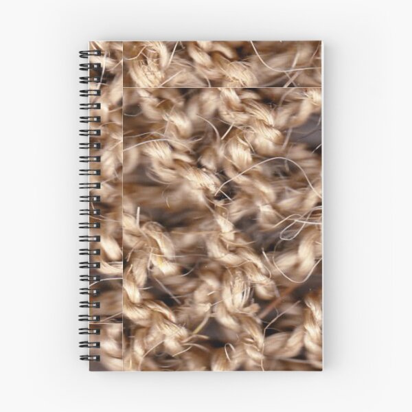 Item preview, knitted background from natural brown twine designed and sold by colorfulglee.
