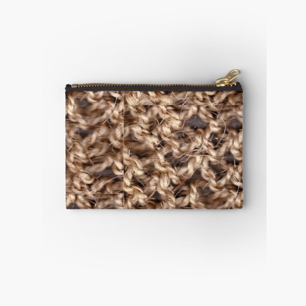 Item preview, knitted background from natural brown twine designed and sold by colorfulglee.