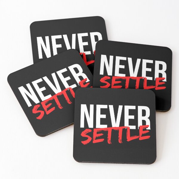 Item preview, Never Settle - Motivational Mindset designed and sold by CWolff.