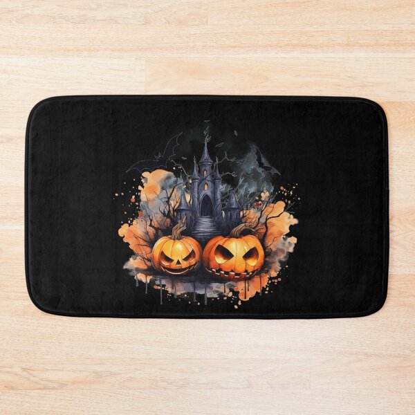 Item preview, Scary Halloween Castle Watercolor Style designed and sold by AnnaMDesign.