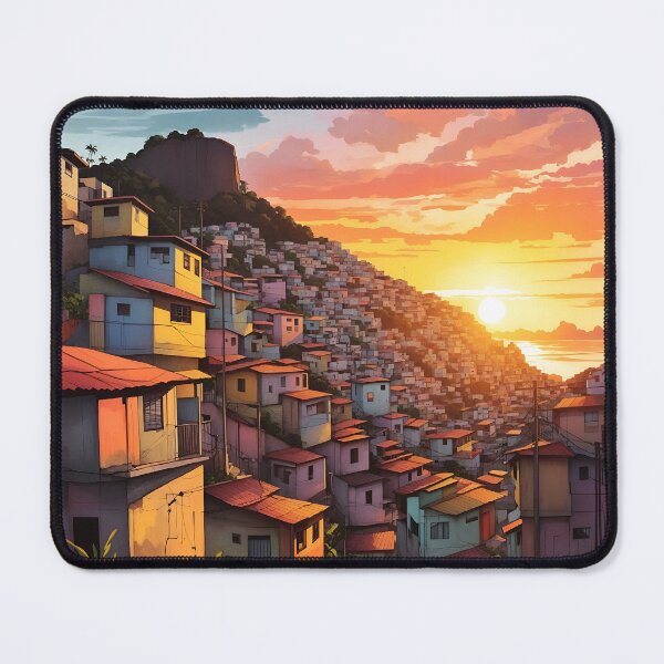 Item preview, Golden hour in the Favelas designed and sold by canvasriddle.