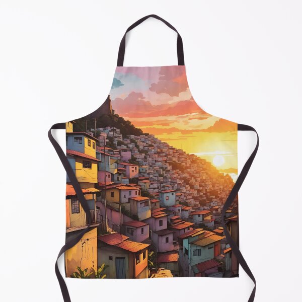 Item preview, Golden hour in the Favelas designed and sold by canvasriddle.