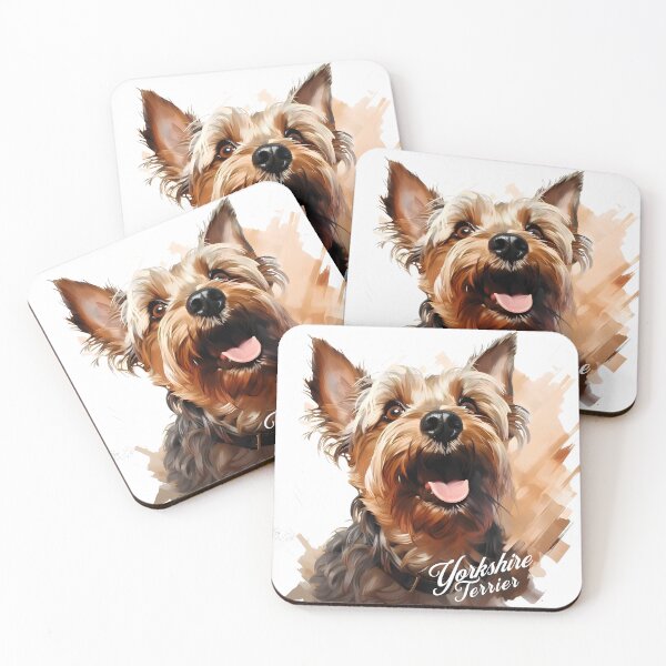 Item preview, Yorkshire Terrier, canine watercolors. 01 designed and sold by Ignacio Junquera.
