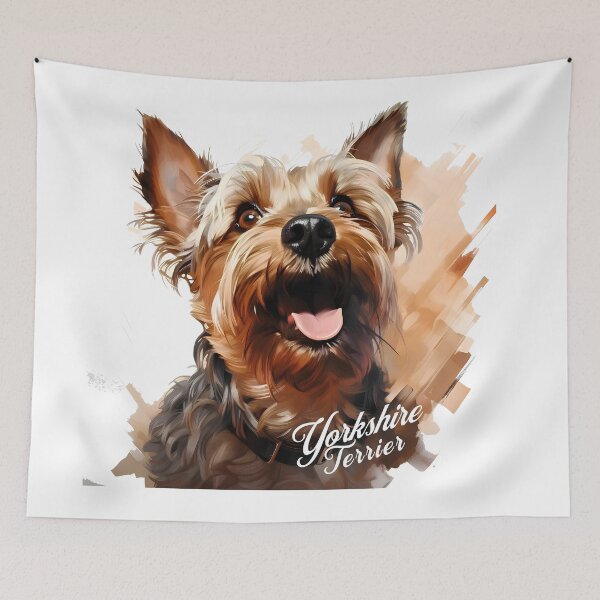 Item preview, Yorkshire Terrier, canine watercolors. 01 designed and sold by Ignacio Junquera.