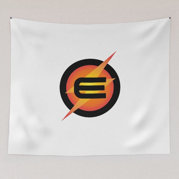 Item preview, Monogram E Super Hero Lightning Bolt designed and sold by simplymonogram.