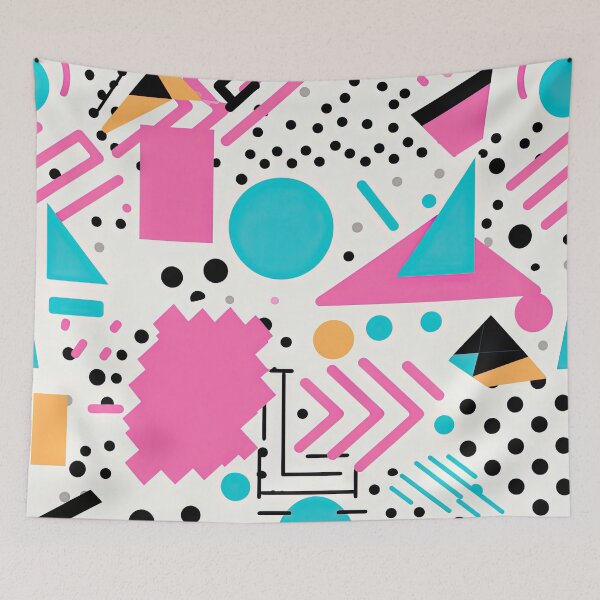 Item preview, Retro 80s and 90s Pop Memphis Pattern designed and sold by AeonAcademy.