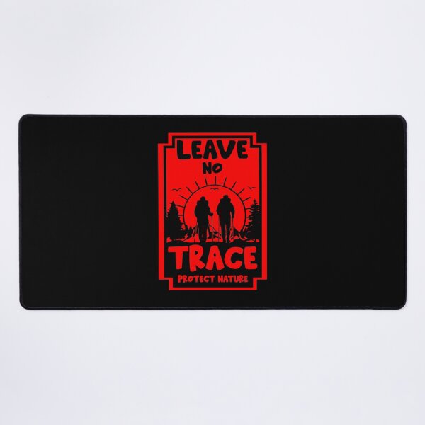 Aperçu de l'œuvre Affiche Leave No Trace - Wilderness Bushcraft - Alaskasan Nature- Parcs nationaux - Love Nature créée et vendue par happygiftideas.