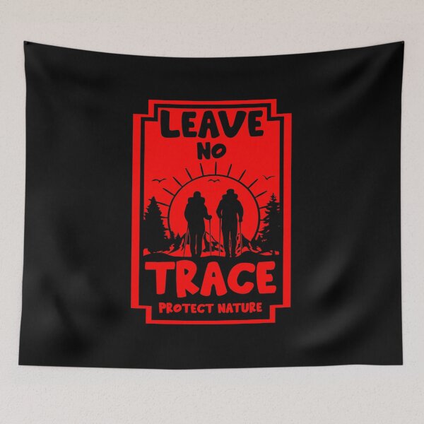 Item preview, Leave No Trace Poster - Wilderness Bushcraft - Alasksan Nature- National Parks - Love Nature designed and sold by happygiftideas.