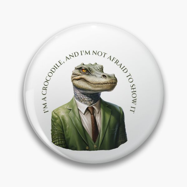 Item preview, I'm a crocodile, and I'm not afraid to show it designed and sold by PrzemekJAS.