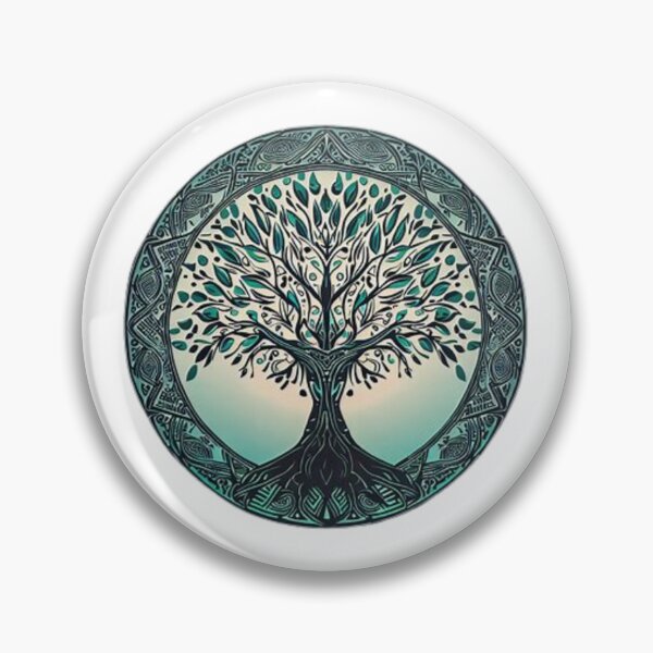 Item preview, Mandala with tree of life shape designed and sold by Crypto-Universe.