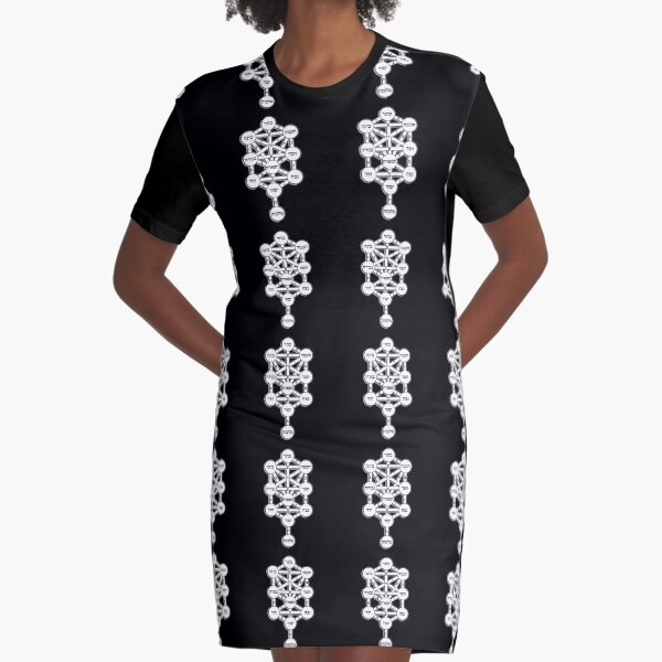 The Magical Kabbalah Tree of Life Graphic T-Shirt Dress