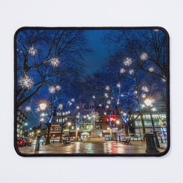 Item preview, Sloane Square in London at Christmas at night designed and sold by bailey-cooper.
