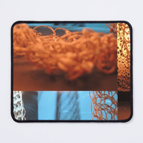 Item preview, knitted background from natural brown twine designed and sold by colorfulglee.