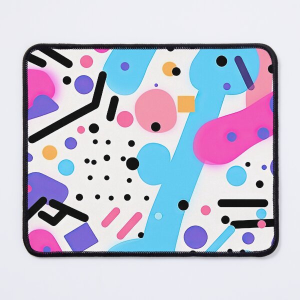 Item preview, Funky 80s and 90s Nostalgia Pop Pattern designed and sold by AeonAcademy.